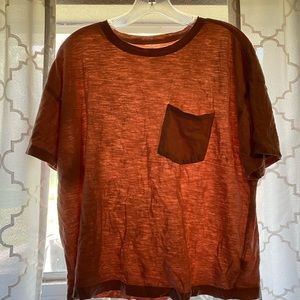 Pink crop shirt